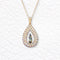Pendant "Atlantis (Silver Night)" with Swarovski™ crystals
